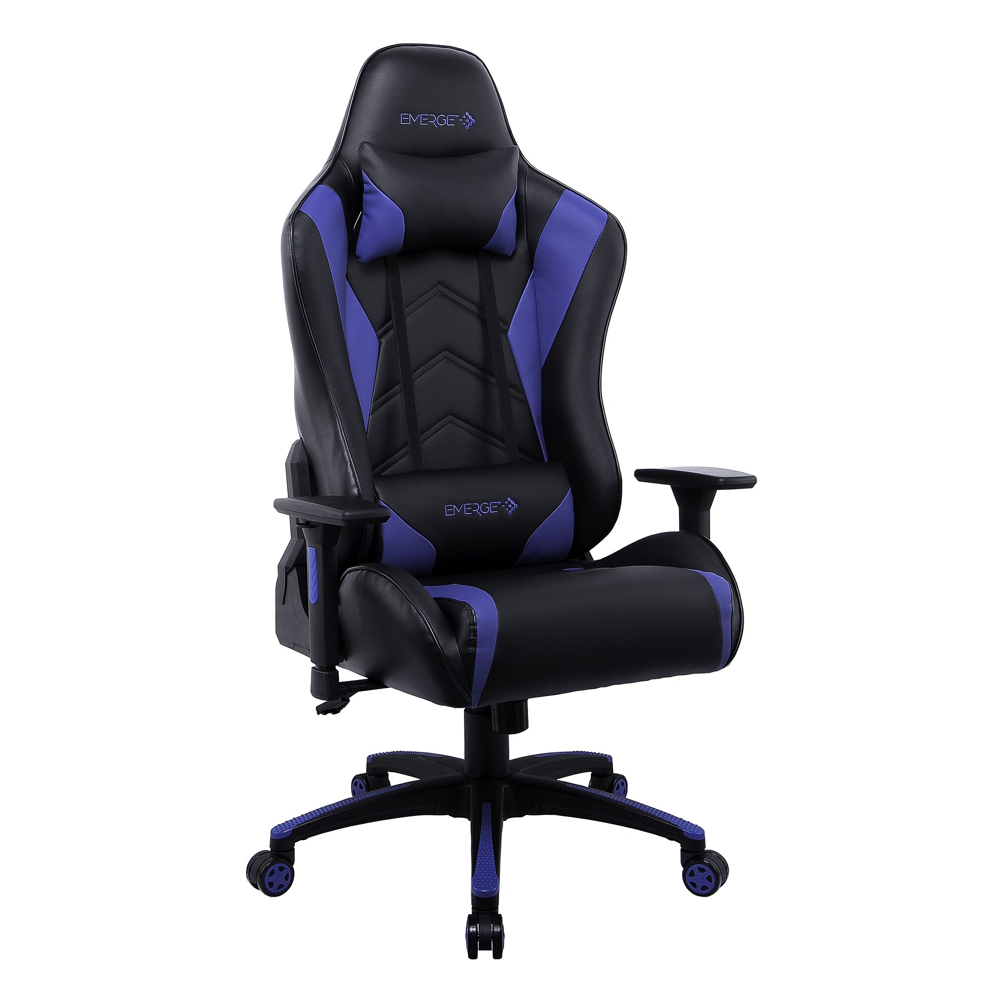 Staples Emerge Vartan Gaming Chair, Ergonomic, Adjustable Height, Swivel, Blue Sansujyuku sansujyuku.com
