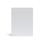 TRU RED™ College Ruled Filler Paper, 8" x 10.5", White, 120 Sheets/Pack (TR37427)