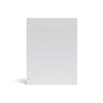 TRU RED™ College Ruled Filler Paper, 8" x 10.5", White, 120 Sheets/Pack, 36 Packs/Carton (TR37427)