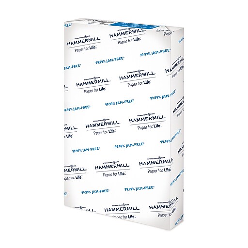 Hammermill Copy Plus 8.5" x 14" Copy Paper, 20 lbs., 92 Brightness, 500