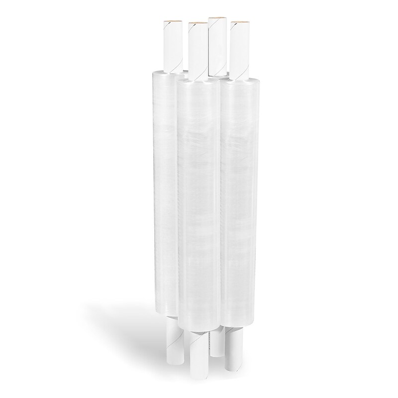 20" x 1000' 55 Gauge Cast Stretch Wrap, Clear, 4/Carton (ST1000) image 1