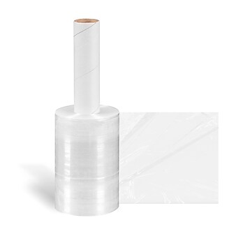 5" x 1000' 80 Gauge Cast Stretch Wrap, Clear, 12/Carton (CW58440/91-5180)