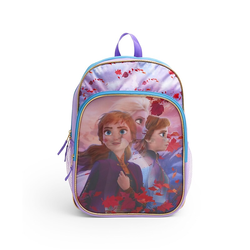 Bioworld Frozen Kids Backpack, Small, Teal/Purple (K1967QFZN01SB00) image 1