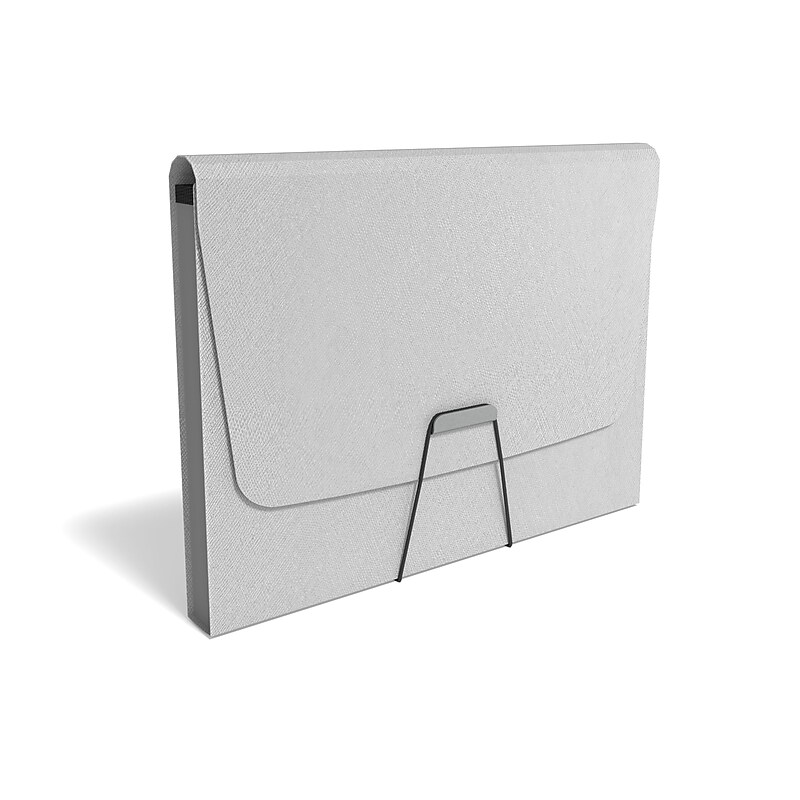 TRU RED™ Moisture Resistant Reinforced Plastic Filing Accordion File, 13-Pocket, Letter Size, White (TR52018) image 1