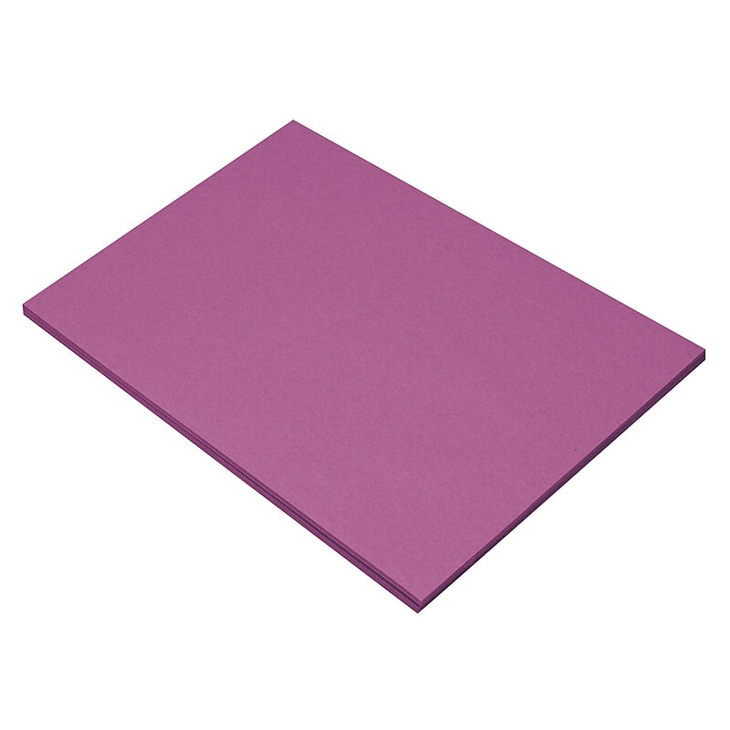 Riverside 3D 12" x 18" Construction Paper, Magenta, 50 Sheets (P103628) image 1