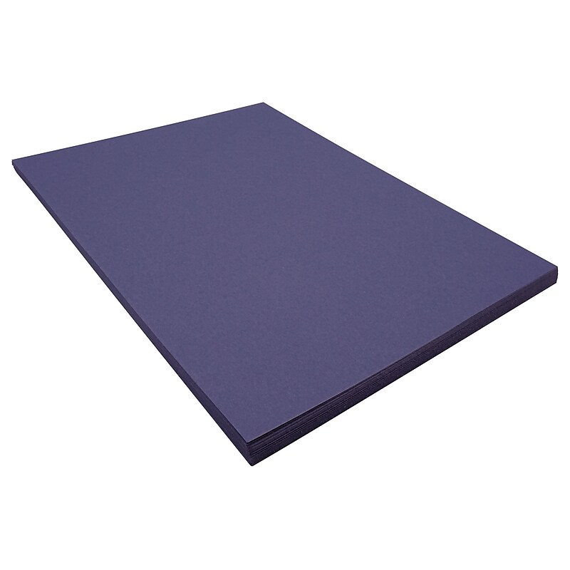 Riverside 3D 9" x 12" Construction Paper, Dark Blue, 50 Sheets (P103601) image 1