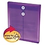 Smead Button & String Booklet Envelope, 9 3/4" x 11 5/8", Purple, 5/Pk (SMD89544)~#|#~s0174290_sc7