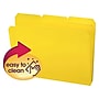 Smead Poly File Folders, 1/3-Cut Tab, Letter Size, Yellow, 24/Bx (10504)~#|#~s1184708_sc7