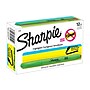 Sharpie Pocket Stick Highlighter, Chisel Tip, Fluorescent Green, Dozen (27026)~#|#~s1184757_sc7