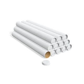 2x30'' Kraft Mailing Shipping Packing Tubes 50/cs from The Boxery