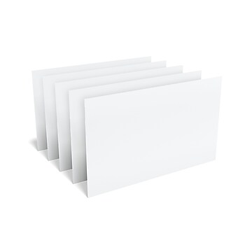 TRU RED™ 3" x 5" Index Cards, Blank, White, 100/Pack (TR51008)