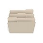 Staples 30% Recycled File Folder, 1/3-Cut Tab, Letter Size, Manila, 500/Carton (ST56675CT)~#|#~s1185408_sc7