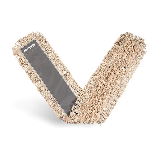 Coastwide Professional™ CutEnd Dust Mop Head, Cotton, 60" x 5", White