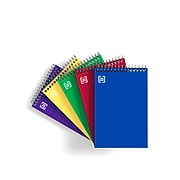 TRU RED™ Memo Pads, 4" x 6", College Ruled, Assorted Colors, 50 Sheets/Pad, 5 Pads/Pack (TR11494)
