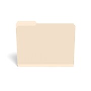 TRU RED™ File Folder, 3-Tab, Letter Size, Manila, 12/Pack (TR36049)