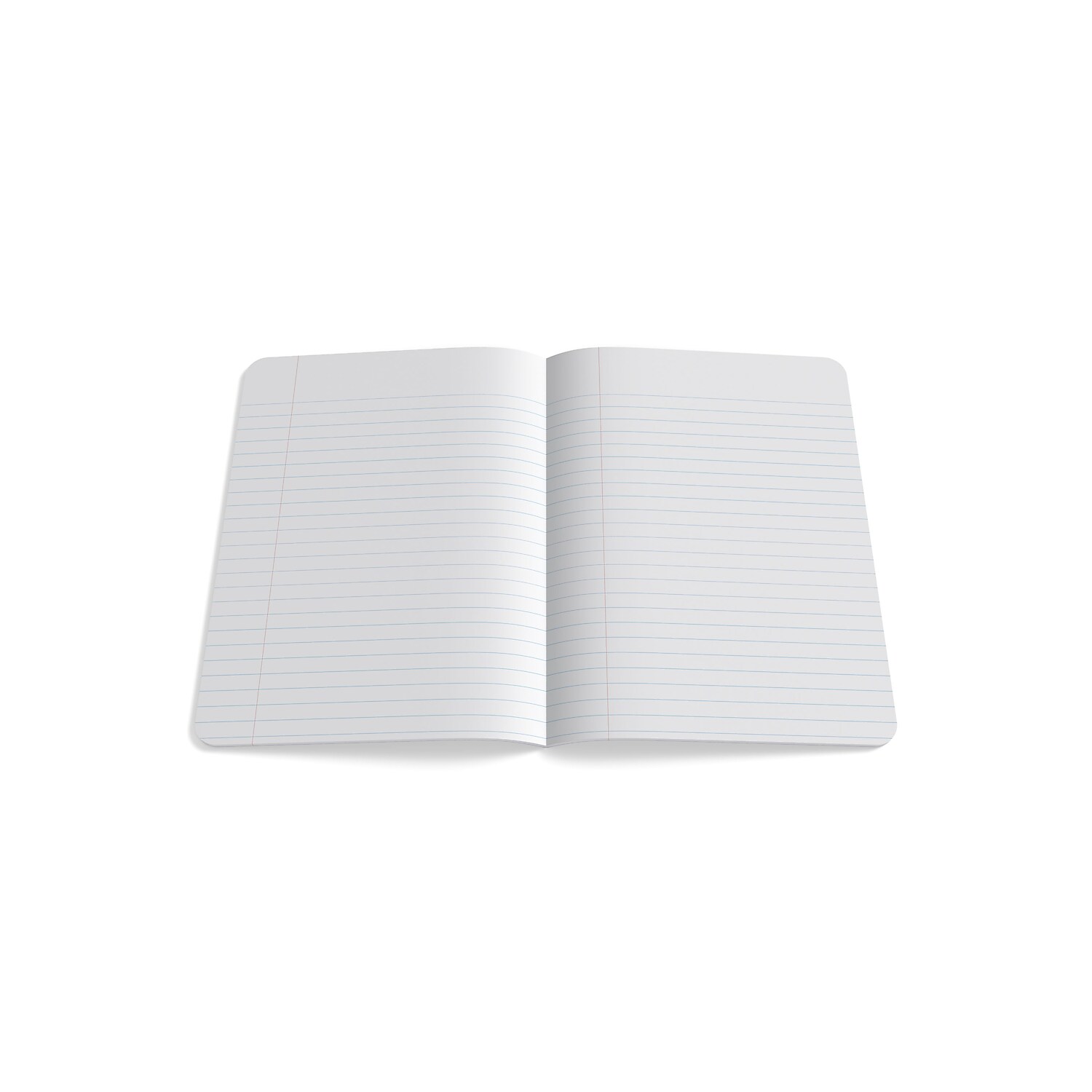 Staples Composition Notebook 9.75" x 7.5" Wide Ruled 100 Sh. Green