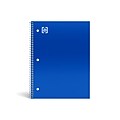 TRU RED™ Premium 1-Subject Notebook, 8" x 10.5", Wide Ruled, 100 Sheets, Blue, 12 Notebooks/Carton (TR20957CT)