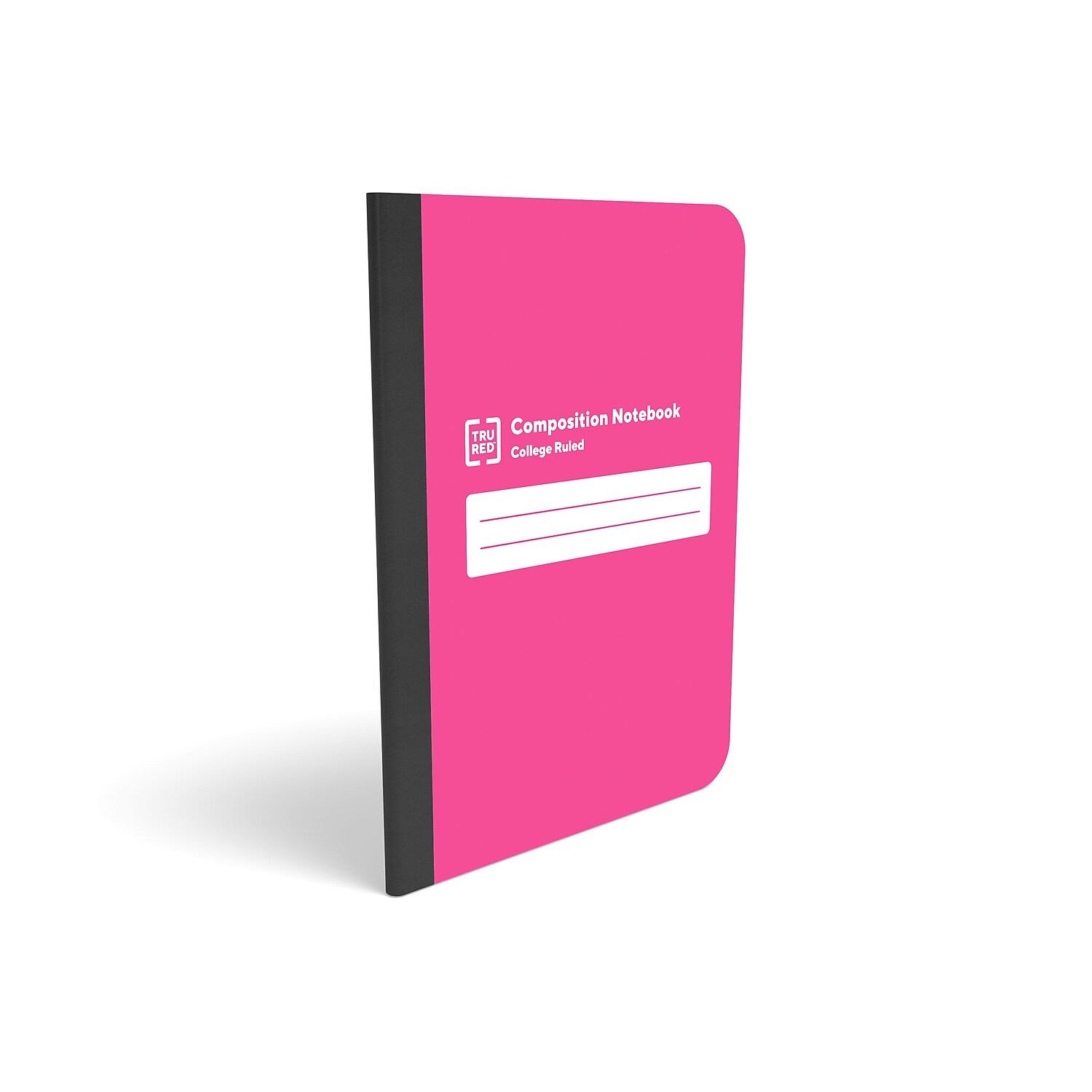 Staples Mini Poly Composition Notebook Pink 5" x 7" Each (24491