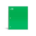 TRU RED™ Premium 1-Subject Notebook, 8" x 10.5", Wide Ruled, 100 Sheets, Green, 12 Notebooks/Carton (TR51452CT)