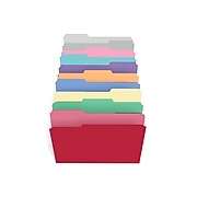 Staples File Folders, 1/3 Cut, Letter Size, Assorted Colors, 250/Box (TR502678)