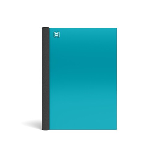 TRU RED™ Premium 2Subject Notebook, 6" x 9.5", College Ruled, 100