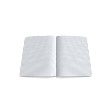 TRU RED™ Composition Notebook, 7.5" x 9.75", Graph Ruled, 80 Sheets, Black/White, 24 Notebooks/Carton (TR55072CT)