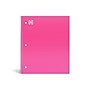 Staples Premium 1-Subject Notebook, 8.5" x 11", College Ruled, 100 Sheets, Pink, 12 Notebooks/Carton (TR51448Ct)~#|#~s1186147_sc7