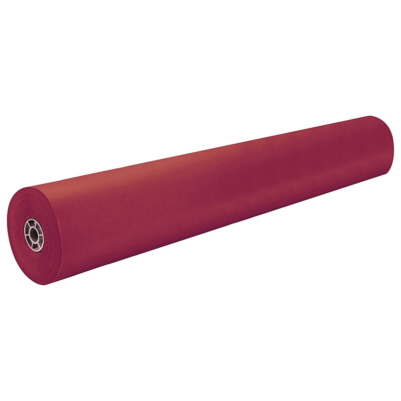 ArtKraft Duo-Finish Paper Roll, 36" x 1,000', Scarlet (P0067041) image 1