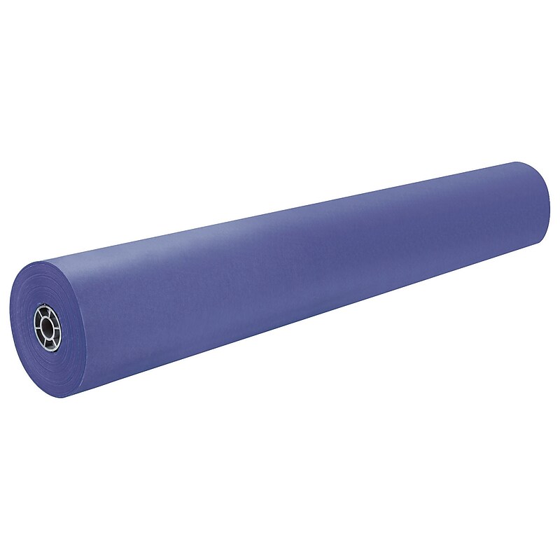 Pacon Rainbow Duo-Finish Paper Roll, 36" x 1,000', Royal Blue (P0063200) image 1