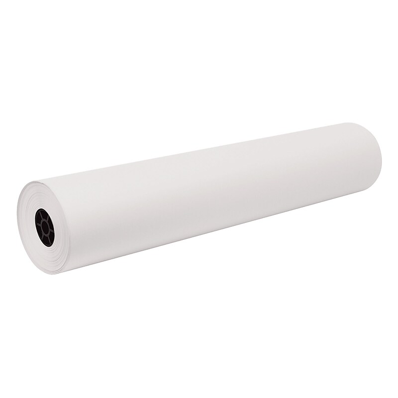 Decorol Flame Retardant Paper Roll, 36" x 1,000', White (P101208) image 1