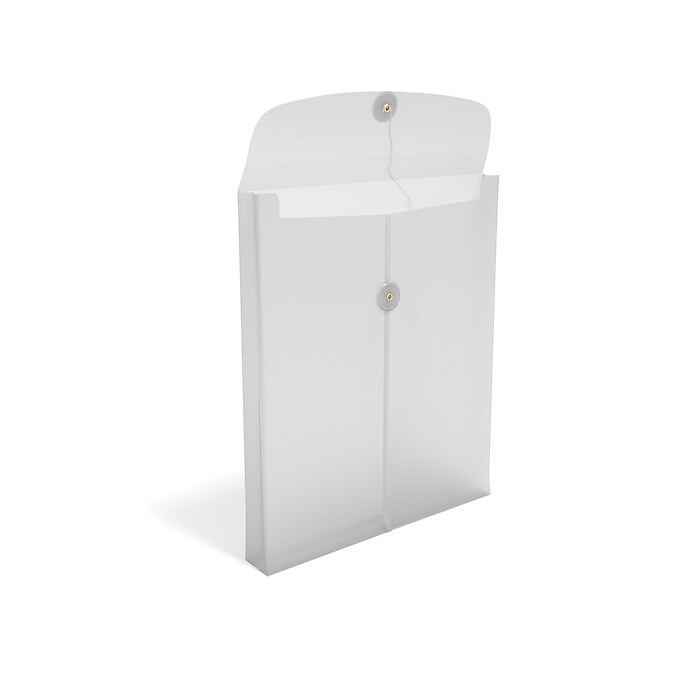 TRU RED Expanding Wallet, Button & String Closure, Letter Size