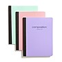 Pep Rally Composition Notebook, 9.75" x 7.5", College Ruled, 80 Sheets, Assorted Pastel Colors, Each (58550M)~#|#~s1186704_sc7