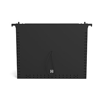 TRU RED™ Moisture Resistant Hanging File Folder, 5-Tab, Letter Size, Black (TR13670)
