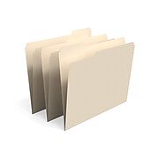 TRU RED™ File Folder, 1/3 Cut Tab, Letter Size, Manila, 250/Box (TR56673)