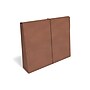 Staples Reinforced Expanding Wallet, Elastic Closure, Letter Size, Brown, 10/Box (TR333054)~#|#~s1187192_sc7