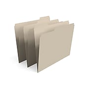 TRU RED™ 30% Recycled File Folder, 1/3 Cut Tab, Legal Size, Manila, 100/Box (TR58115)