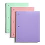 Pep Rally 1-Subject Notebook, 8" x 10.5", Wide Ruled, 70 Sheets, Assorted Pastel Colors, Each (58553M)~#|#~s1187409_sc7