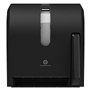 Georgia-Pacific Hygienic Push-Paddle Hardwound Paper Towel Dispenser, Gray/Silver (GEP54338)