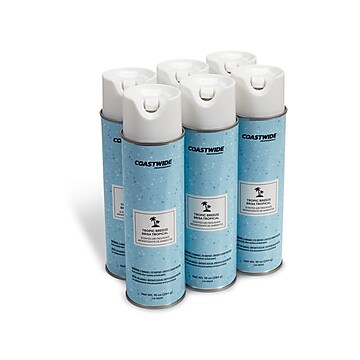 Coastwide Professional™ Air Freshener Aerosol, Tropic Breeze Scent, 10 Oz., 6/Carton (CW58509-A)