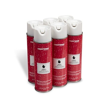 Coastwide Professional™ Air Freshener Aerosol, Apple Orchard, 10 Oz., 6/Carton (CW58504-A)