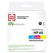 TRU RED™ Remanufactured Tri-Color Standard Yield Ink Cartridge Replacement for HP 65 (N9K01AN)
