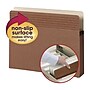Smead Easy Grip Redrope File Pockets, 3-1/2" Expansion, Letter Size, Brown, 25/Box (73208)~#|#~s1190586_sc7