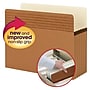 Smead Easy Grip Redrope File Pockets, 5.25" Expansion, Letter Size, Brown, 10/Box (73209)~#|#~s1190596_sc7