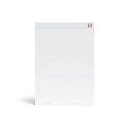 TRU RED™ Notepads, 8.5" x 11.75", Dotted, White, 50 Sheets/Pad, 12 Pads/Pack (TR57340)