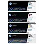 HP410 Black High Yield and Cyan/Magenta/Yellow Standard Yield Toner Cartridge, 4/Pack~#|#~s1191324_sc7