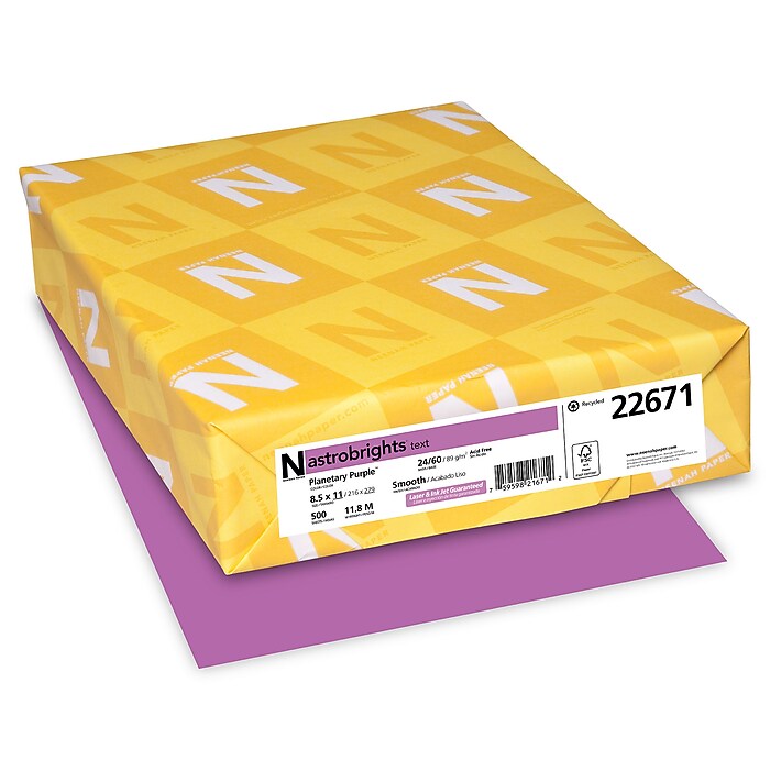 DD あづ　ハピカ Astrobrights Colored Paper, 24 lbs., 8.5