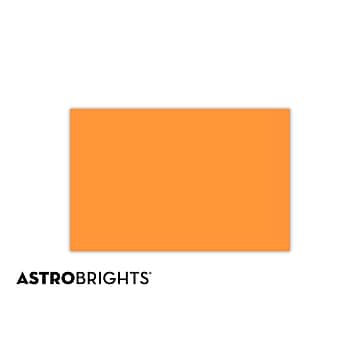 Astrobrights Colored Paper, 24 lbs., 11" x 17", Cosmic Orange, 500 Sheets/Ream (22653)