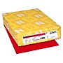 Astrobrights Colored Paper, 24 lbs., 8.5" x 11", Re-Entry Red, 500 Sheets/Ream (22551)~#|#~s1191371_sc7