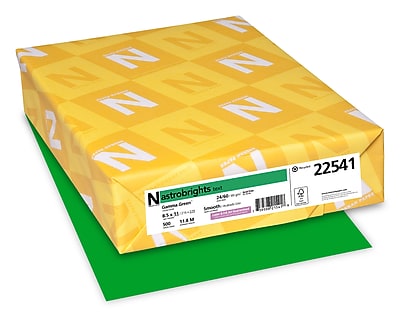Staples Pastel Canary Color Copy Paper – 20 Lbs 8.5x11 30% Recycled – 500/Ream