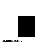 Astrobrights Colored Paper, 24 lbs., 8.5" x 11", Eclipse Black, 500 Sheets/Ream (22321)